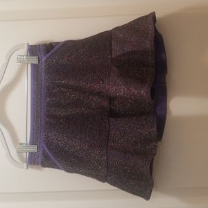Purple Sparkle kids skirt